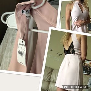 NWT express pink mini dress